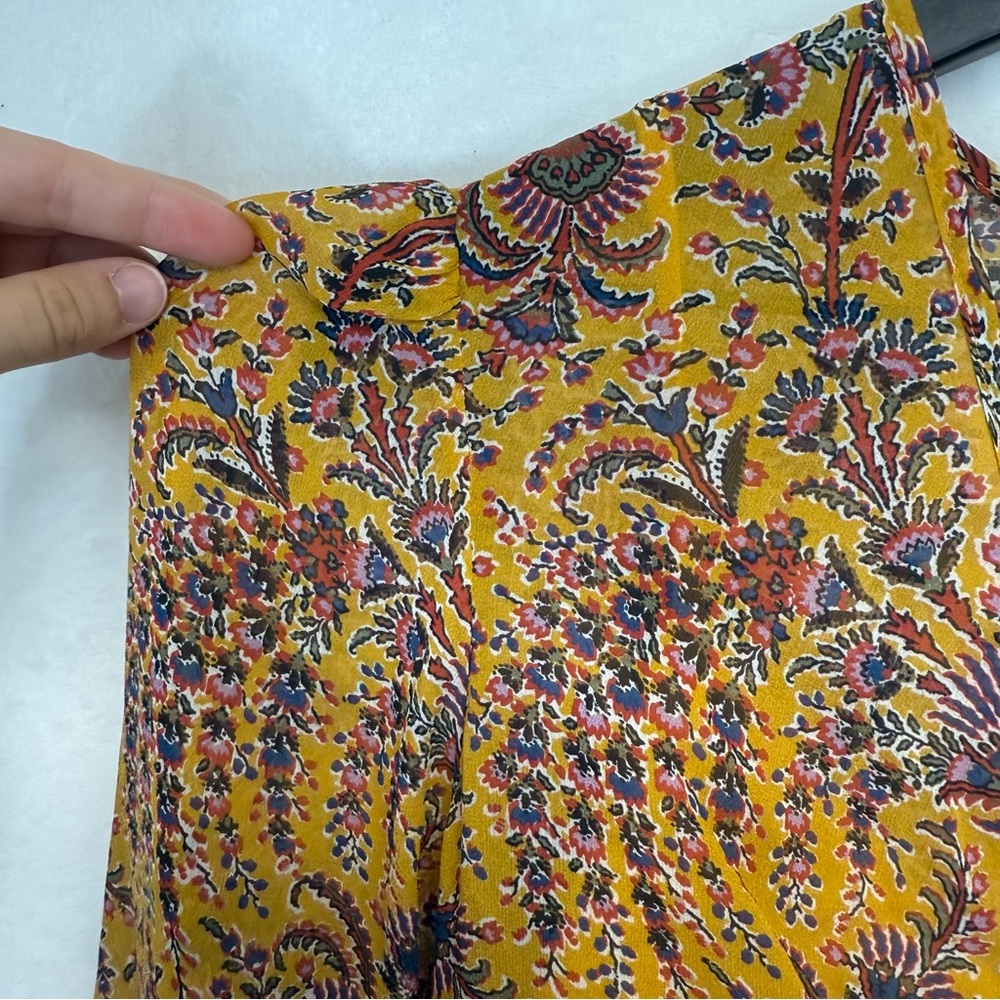 Veronica Beard Multicolor Floral Long Sleeve Dress - Picture 6 of 11